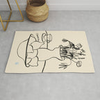 LEMONS AND FLOWERS Rug Gallery Image 1