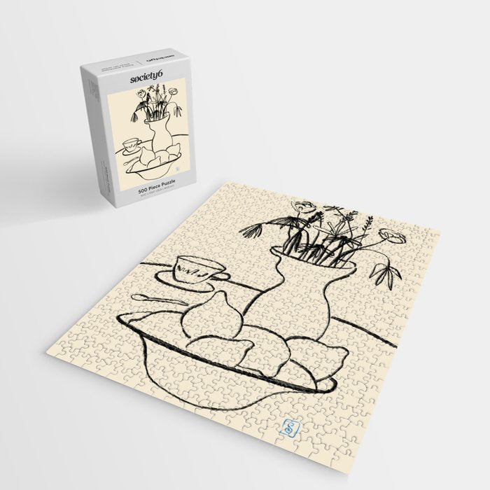 LEMONS AND FLOWERS Jigsaw Puzzle Gallery Image 2