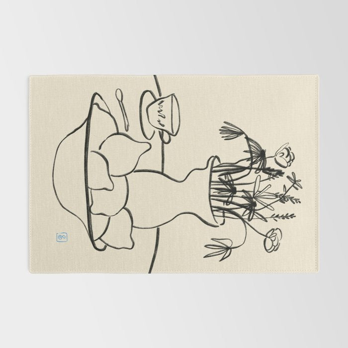 LEMONS AND FLOWERS Rug Gallery Image 2