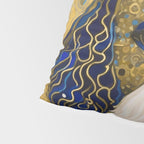 Klimt Dog with Colorful Ears Pillow Sham Gallery Image 4