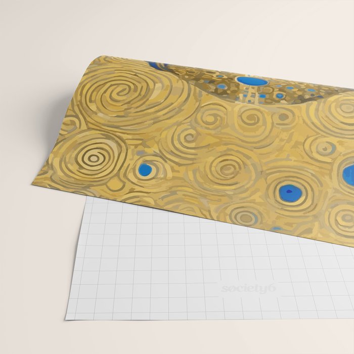 Klimt Dog with Colorful Ears Wrapping Paper Gallery Image 2