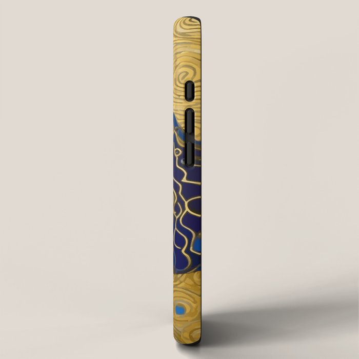 Klimt Dog with Colorful Ears iPhone Case Gallery Image 2