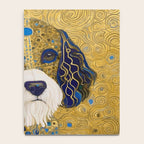 Klimt Dog with Colorful Ears Notebook Gallery Image 4