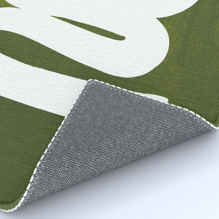 Olive Green Wiggle Run Rug Gallery Image 4