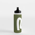 Olive Green Wiggle Run Water Bottle Gallery Image 3