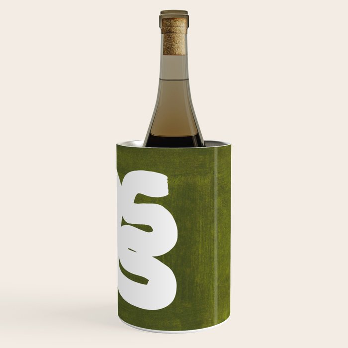 Olive Green Wiggle Run Wine Chiller Gallery Image 3