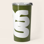 Olive Green Wiggle Run Travel Mug Gallery Image 2