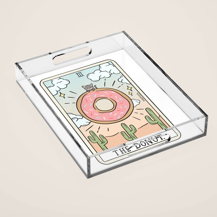 DONUT READING Acrylic Tray Gallery Image 1