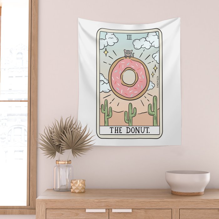 DONUT READING Wall Tapestry Gallery Image 2
