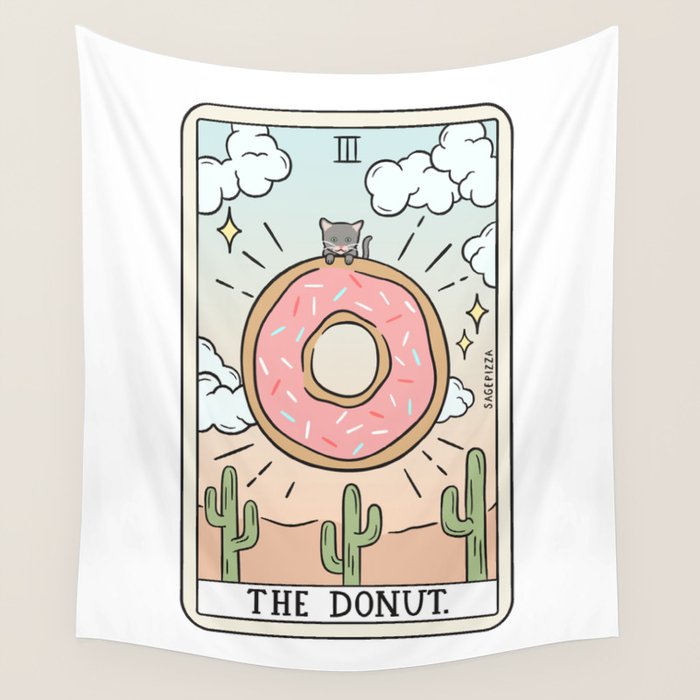 DONUT READING Wall Tapestry Gallery Image 4