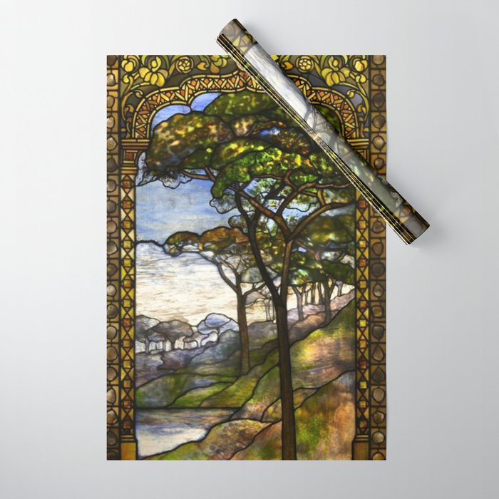 Louis Comfort Tiffany - Decorative stained glass 14. Wrapping Paper Gallery Image 1