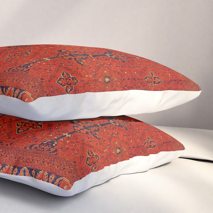 N194 - Red Berber Atlas Oriental Traditional Moroccan Style Pillow Sham Gallery Image 3