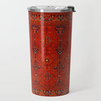 N194 - Red Berber Atlas Oriental Traditional Moroccan Style Travel Mug Gallery Image 2