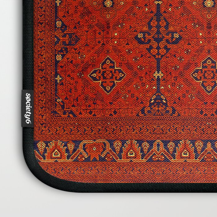 N194 - Red Berber Atlas Oriental Traditional Moroccan Style Laptop Sleeve Gallery Image 3