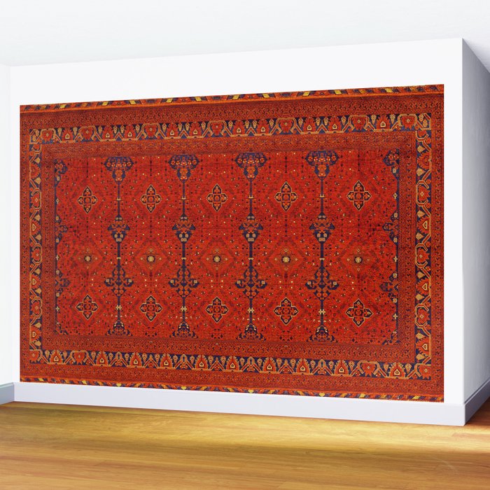 N194 - Red Berber Atlas Oriental Traditional Moroccan Style Wall Mural Gallery Image 2