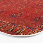N194 - Red Berber Atlas Oriental Traditional Moroccan Style Bath Mat Gallery Image 3