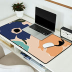 poppy flower market  Desk Mat Gallery Image 2