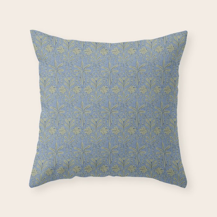Tropical Quatrefoil  Throw Pillow Gallery Image 6