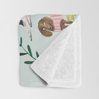 Dog lover person cute dogs breed pattern Throw Blanket Gallery Image 3