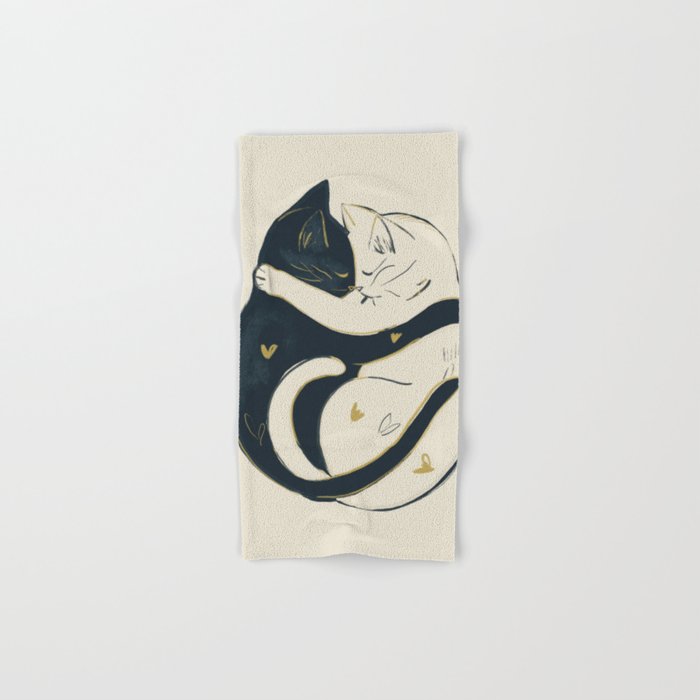 Cats In Love 3 Bath Towel Gallery Image 1