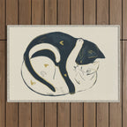Cats In Love 3 Outdoor Rug Gallery Image 1
