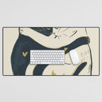 Cats In Love 3 Desk Mat Gallery Image 1
