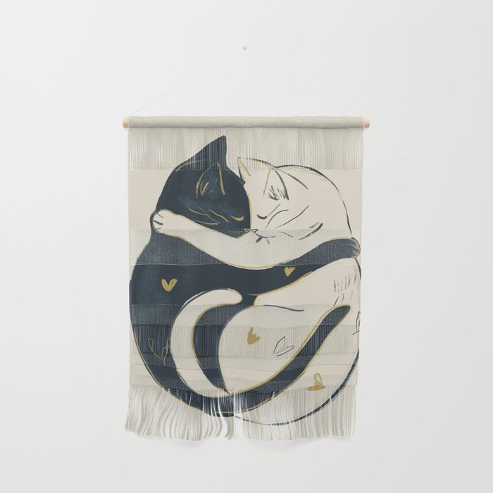 Cats In Love 3 Wall Hanging Gallery Image 1