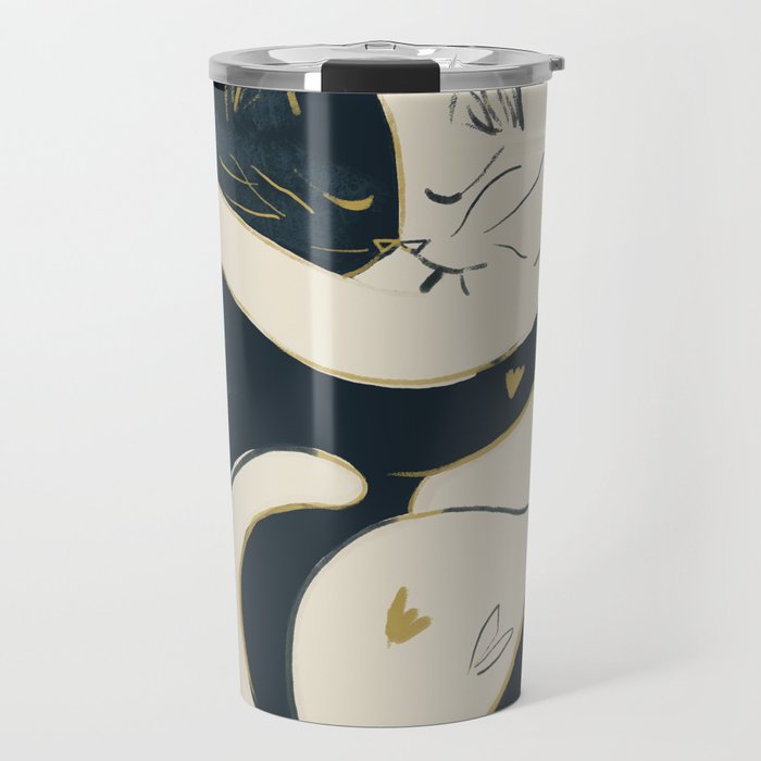 Cats In Love 3 Travel Mug Gallery Image 1