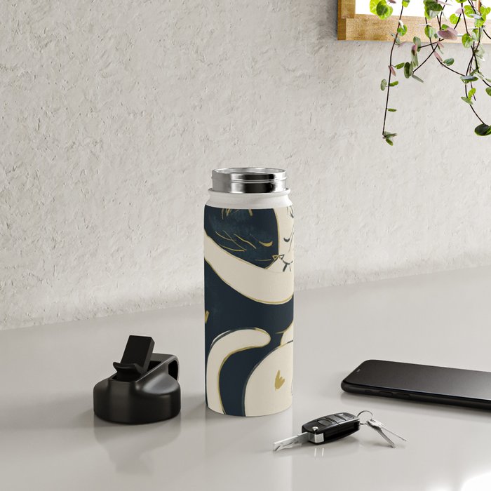Cats In Love 3 Water Bottle Gallery Image 4