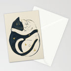 Cats In Love 3 Stationery Card Gallery Image 2
