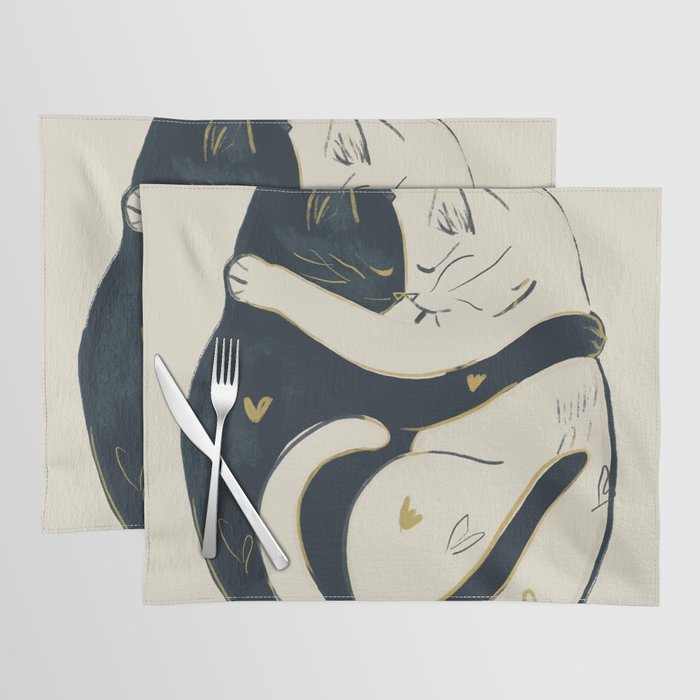 Cats In Love 3 Placemat Gallery Image 1
