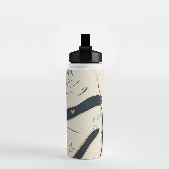Cats In Love 3 Water Bottle Gallery Image 2