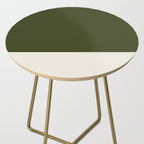 Dual (Olive Green & Cream) Side Table Gallery Image 2