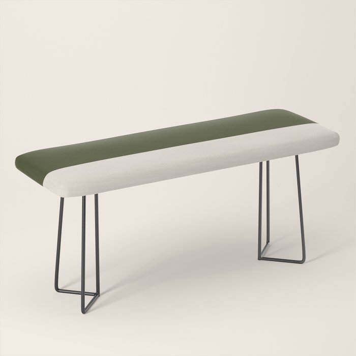 Dual (Olive Green & Cream) Bench Gallery Image 1