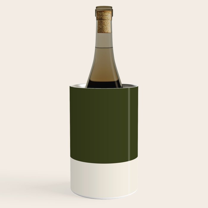 Dual (Olive Green & Cream) Wine Chiller Gallery Image 3