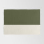 Dual (Olive Green & Cream) Rug Gallery Image 2