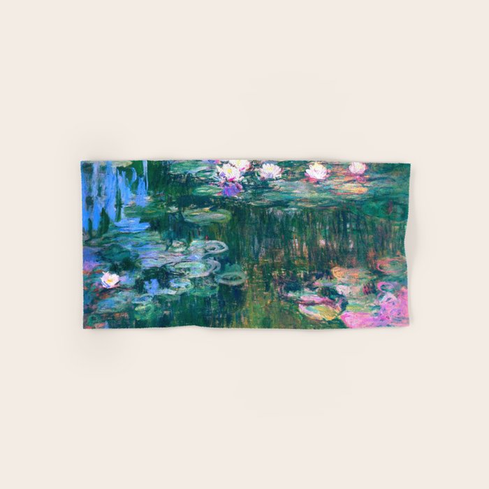 water lilies : Monet Bath Towel Gallery Image 1