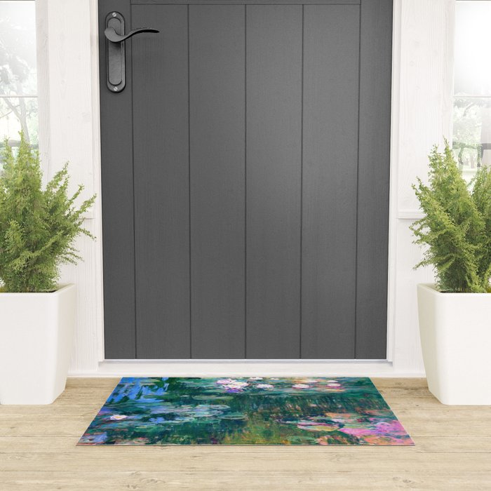 water lilies : Monet Welcome Mat Gallery Image 3