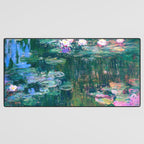 water lilies : Monet Desk Mat Gallery Image 3