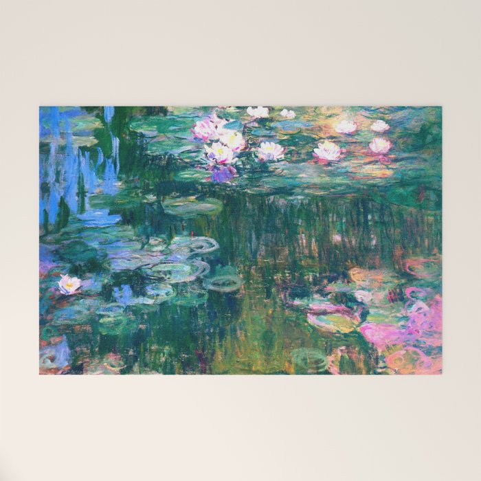 water lilies : Monet Welcome Mat Gallery Image 1