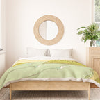 california surf view swamis // retro surf art by surfy birdy Duvet Cover Gallery Image 3
