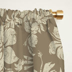 Hibiscus Pareau Hawaiian Floral Aloha Shirt Print Window Curtain Gallery Image 2