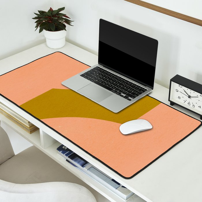 Minimal shape-colors  Desk Mat Gallery Image 2