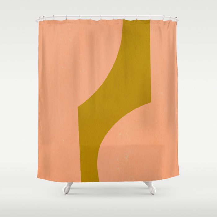Minimal shape-colors  Shower Curtain Gallery Image 1