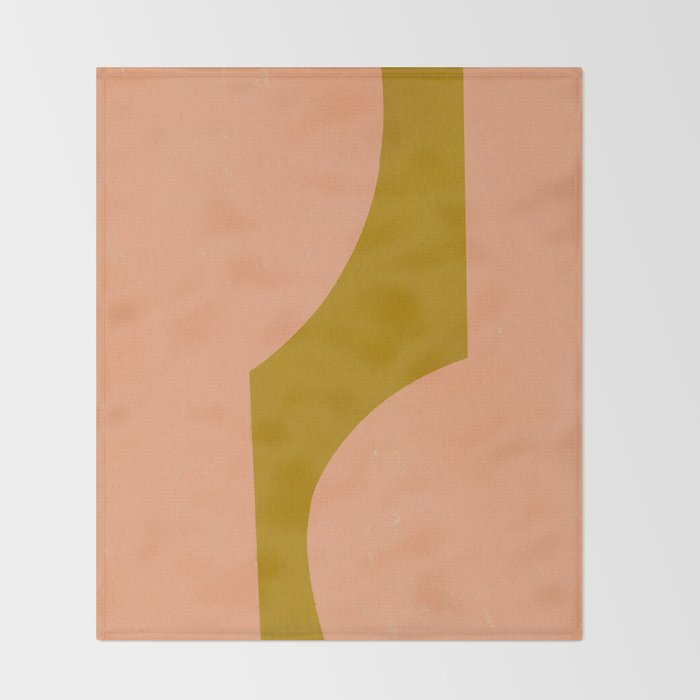 Minimal shape-colors  Throw Blanket Gallery Image 2
