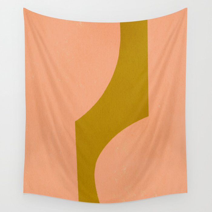 Minimal shape-colors  Wall Tapestry Gallery Image 4