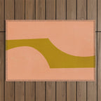 Minimal shape-colors  Outdoor Rug Gallery Image 1
