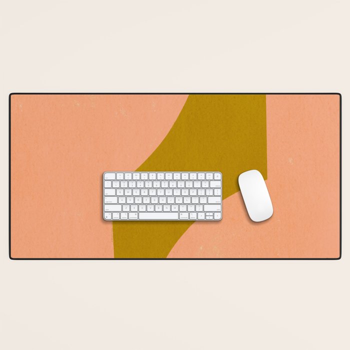 Minimal shape-colors  Desk Mat Gallery Image 1