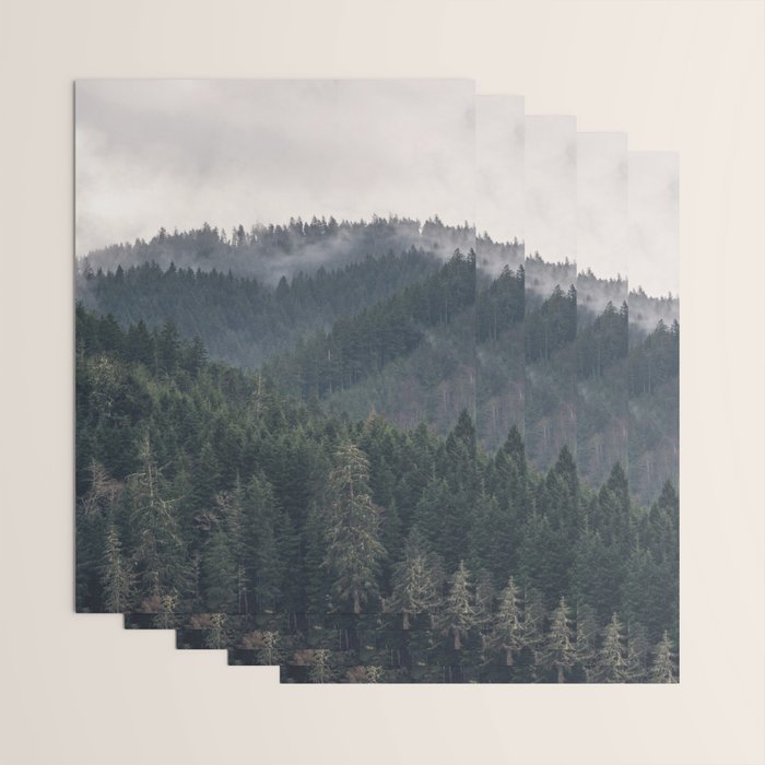 Pacific Northwest Forest - Nature Photography Wrapping Paper Gallery Image 3