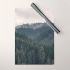Pacific Northwest Forest - Nature Photography Wrapping Paper Gallery Image 1